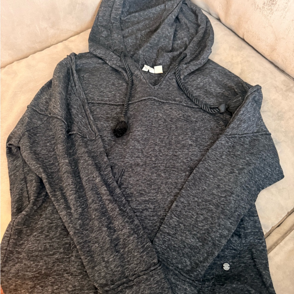 Roxy Charcoal Hooded Sweater